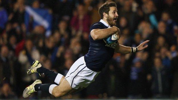 Scotland's Tommy Seymour