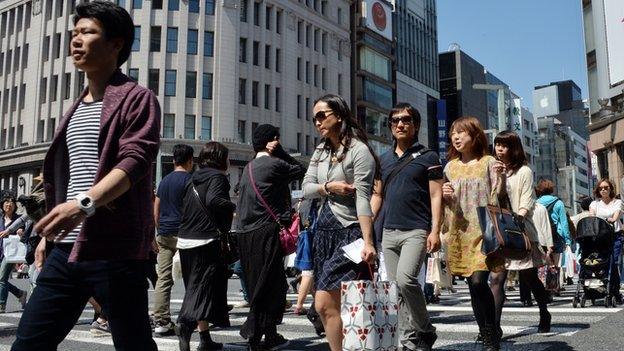 Japanese shoppers