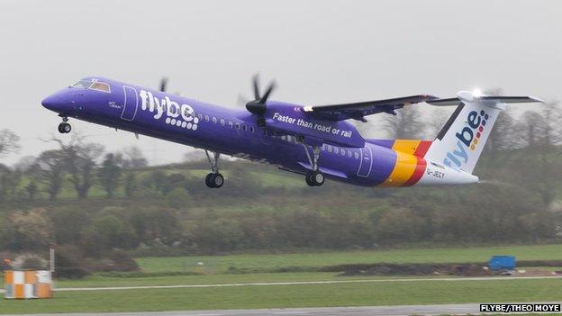 Flybe passenger plane