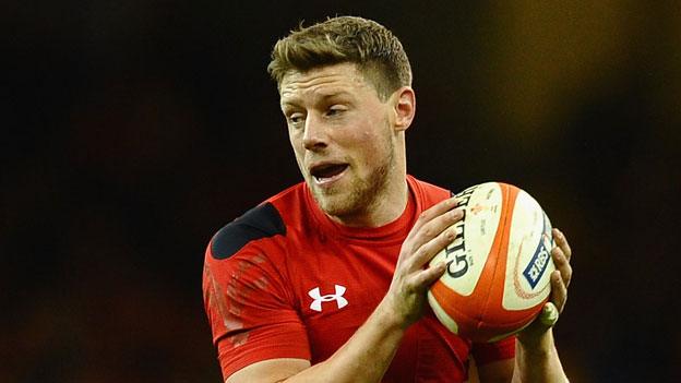 Rhys Priestland in action for Wales against Australia