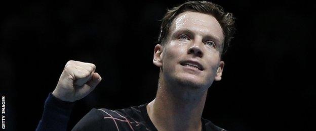 Tomas Berdych beats Marin Cilic