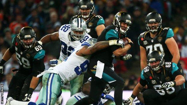 Dallas Cowboys v Jacksonville Jaguars at Wembley