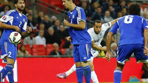 Andros Townsend scored for England against San Marino