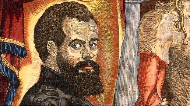 Medical scholar Andreas Vesalius (from his 16th Century publication the Epitome)