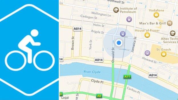 Glasgow Cycling app