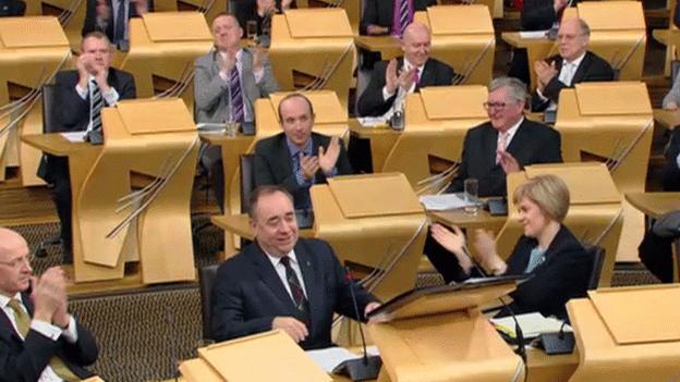 Alex Salmond and Nicola Sturgeon