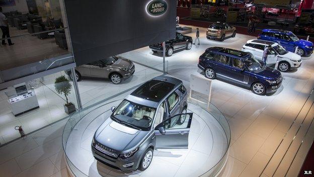 JLR exhibition stand at the Sao Paulo Car Show