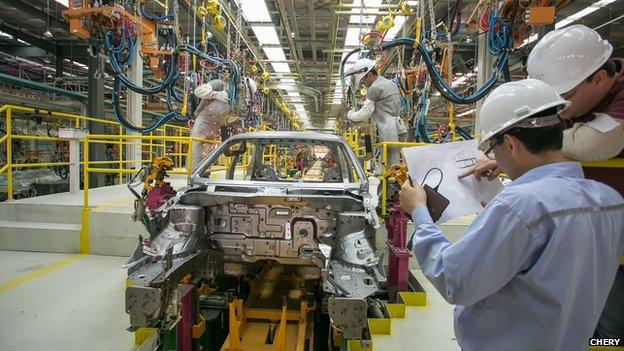 Chery in production at new Chery factory