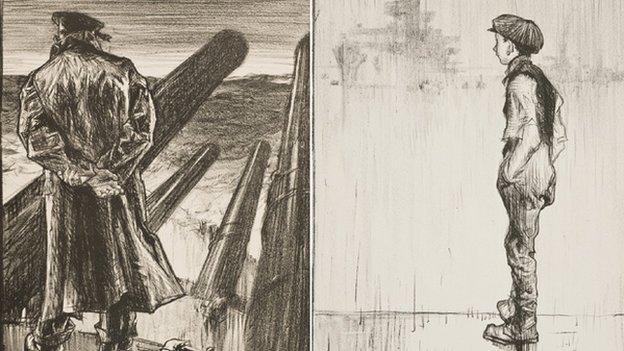 Sketches by Welsh artist Frank Brangwyn