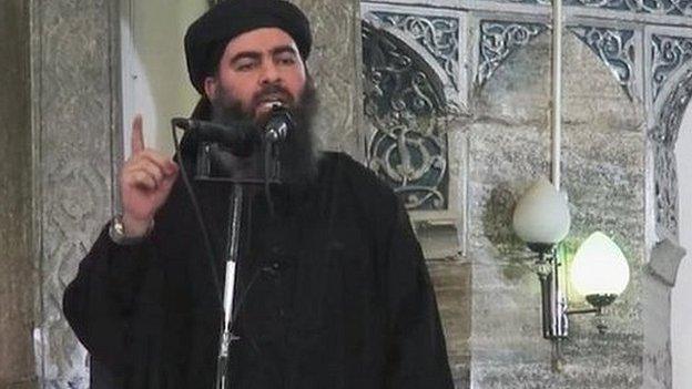 Image purported to show Abu Bakr al-Baghdadi (05/07/14)