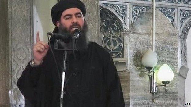 Image purported to show Abu Bakr al-Baghdadi (05/07/14)