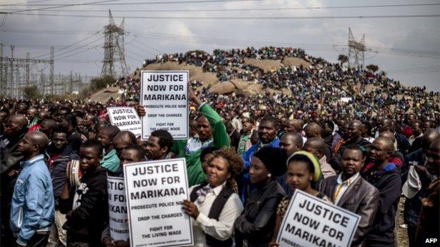 Miners demand justice on anniversary of Marikana killings