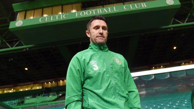 Republic of Ireland captain Robbie Keane