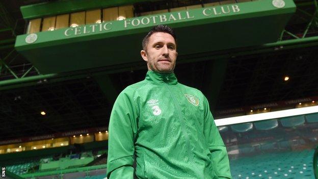 Republic of Ireland captain Robbie Keane