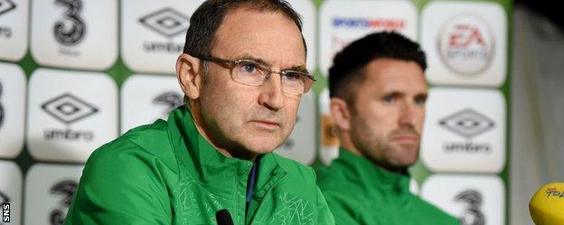 Republic of Ireland manager Martin O'Neill