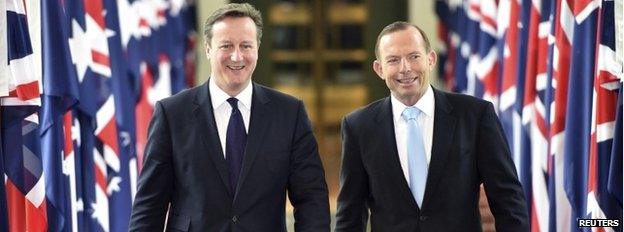 David Cameron and Tony Abbott