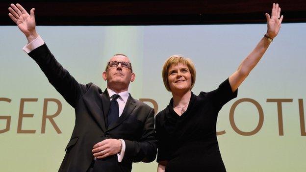 Stewart Hosie and Nicola Sturgeon