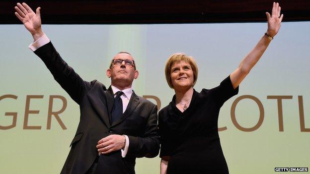 Stewart Hosie and Nicola Sturgeon