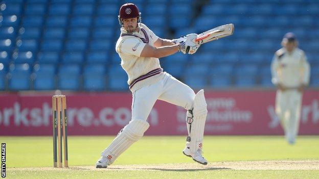 Somerset batsman Nick Compton