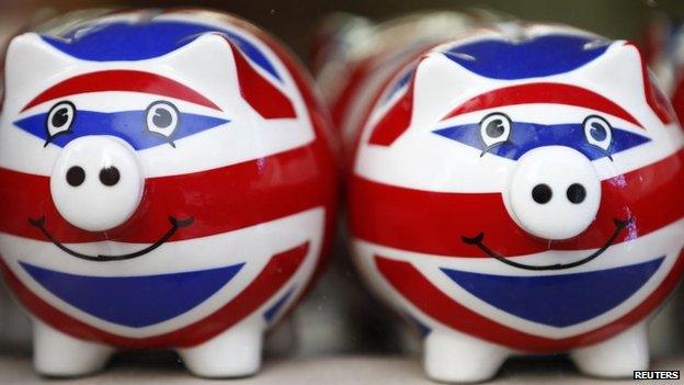 Union jack piggy banks