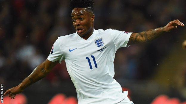 England's Raheem Sterling