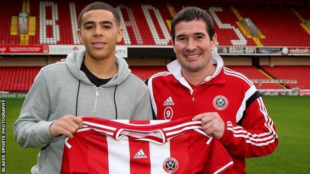 Che Adams and Nigel Clough