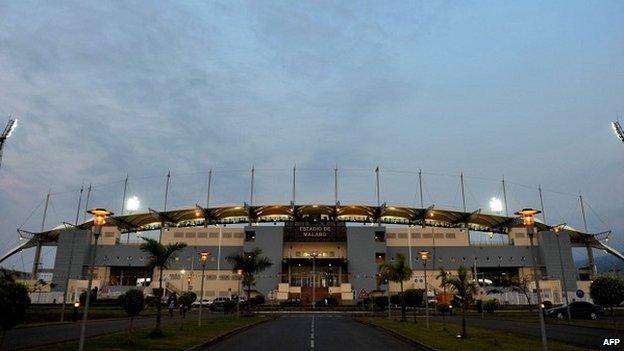 Malabo Stadium in Equatorial Guinea pictured in 2012