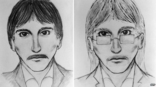 An artist's impression of a suspect in the 1980 synagogue bombing released by French police