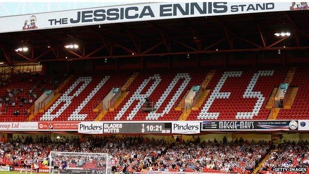 Sheffield United stand