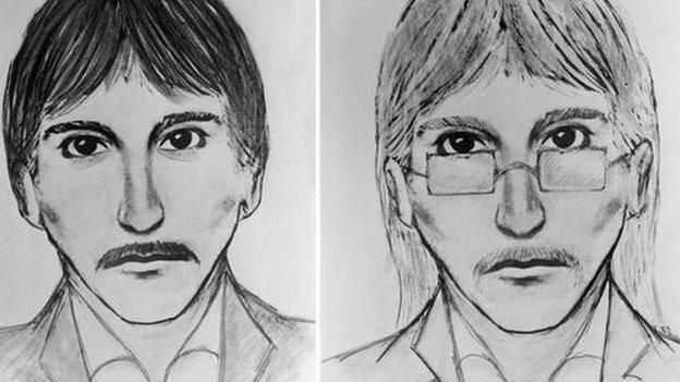 An artist's impression of a suspect in the 1980 synagogue bombing released by French police