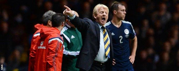 Scotland coach Gordon Strachan