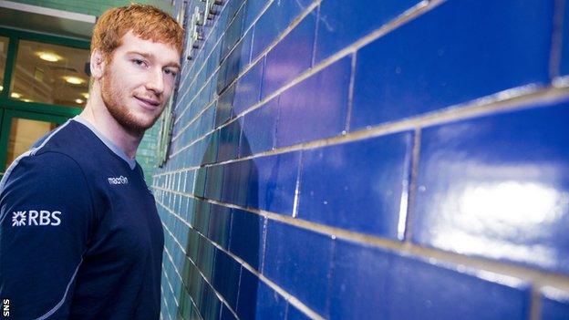 Rob Harley prepares to battle through the New Zealand brick wall