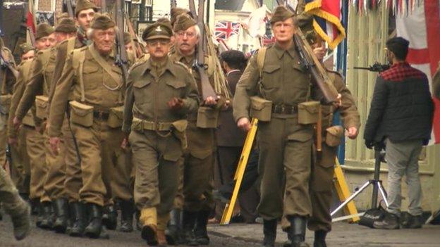 dad's army in Bridlington