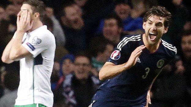 Charlie Mulgrew helped Scotland defeat Republic of Ireland