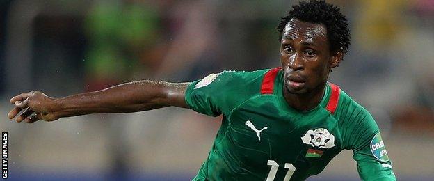 Burkina Faso forward Jonathan Pitroipa