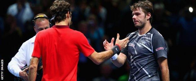 Roger Federer and Stan Wawrinka