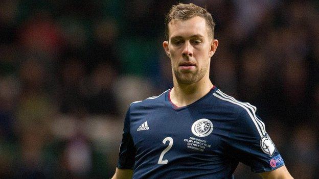 Scotland defender Steven Whittaker