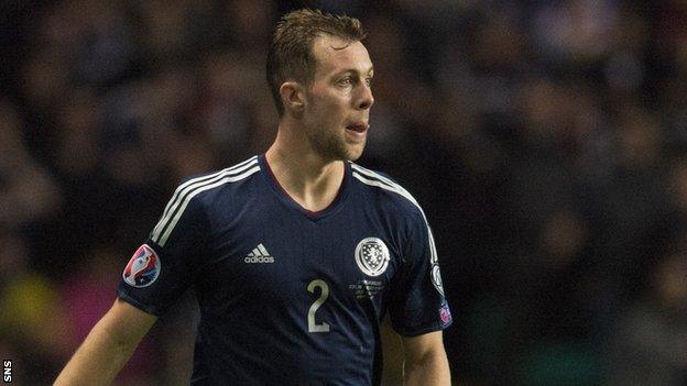 Scotland defender Steven Whittaker