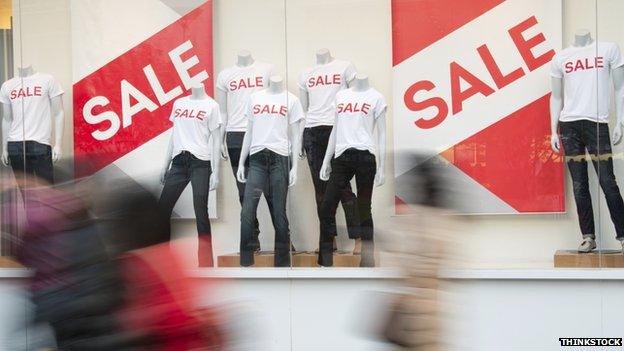 Shop sale signs