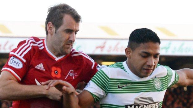 Aberdeen face Celtic