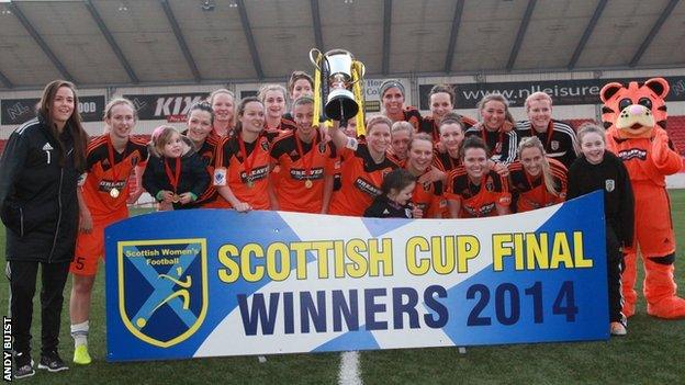 Glasgow City lift the Scottish Cup