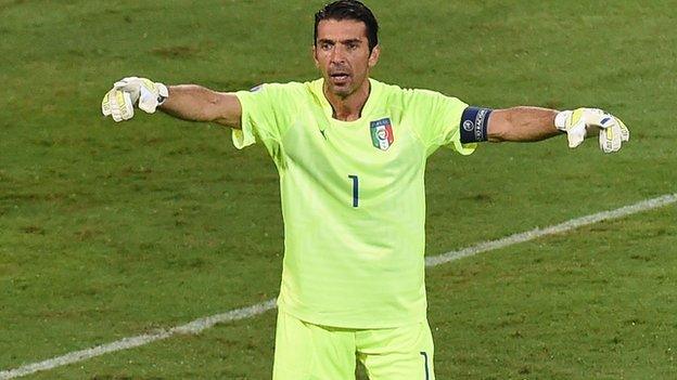 Italy's Gianluigi Buffon