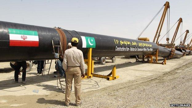 Iranian oil pipeline