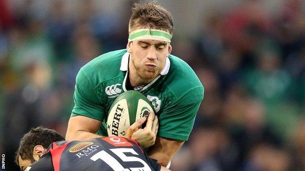 Ireland flanker Dominic Ryan