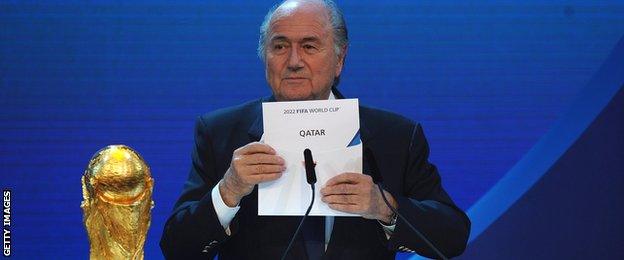 Fifa president Sepp Blatter