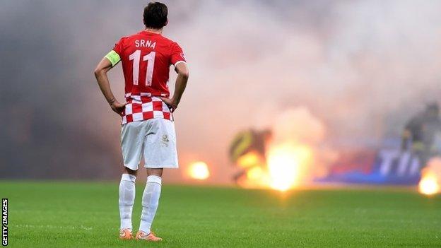 Croatia's Darijo Srna