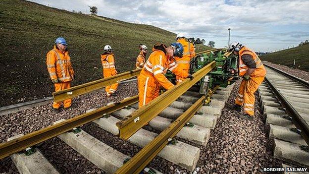 track laying