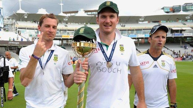 South Africa won the last Test series against England 2-0