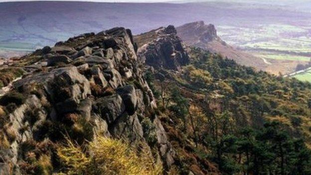 The Roaches estate in the Peak District National Park