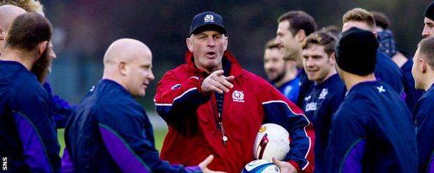 Scotland head coach Vern Cotter